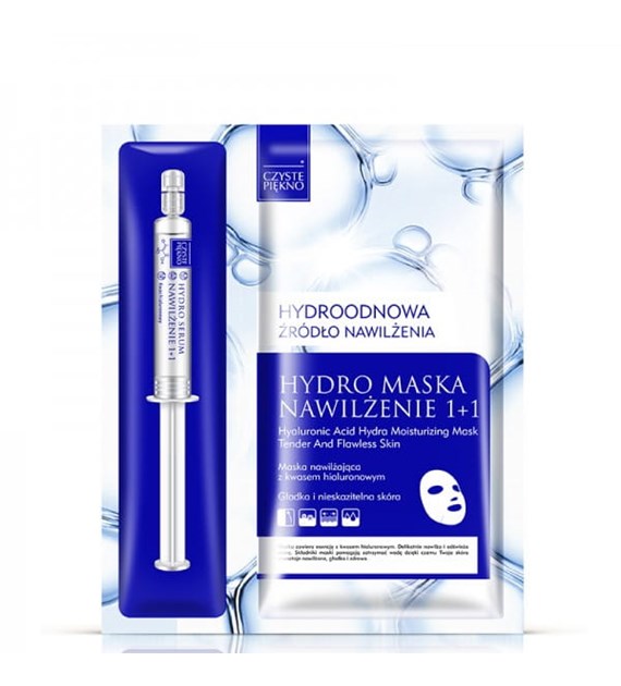 CZYSTE PIĘKNO - Hydro Nawilżenie Maska 30g +serum 5ml
