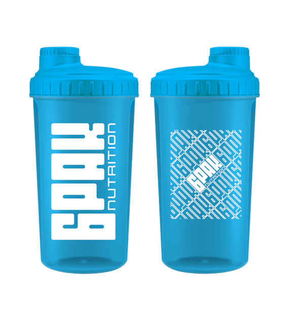 6PAK SHAKER PATERN NEON BLUE 700ml