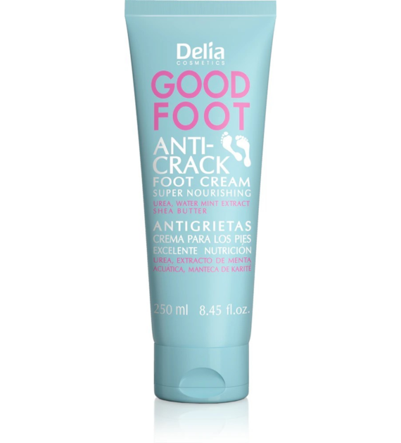 DELIA - GOOD FOOT Odżywczy krem do stóp na pękające pięty ANTI-CRACK, 250ml   / only GB/ES /