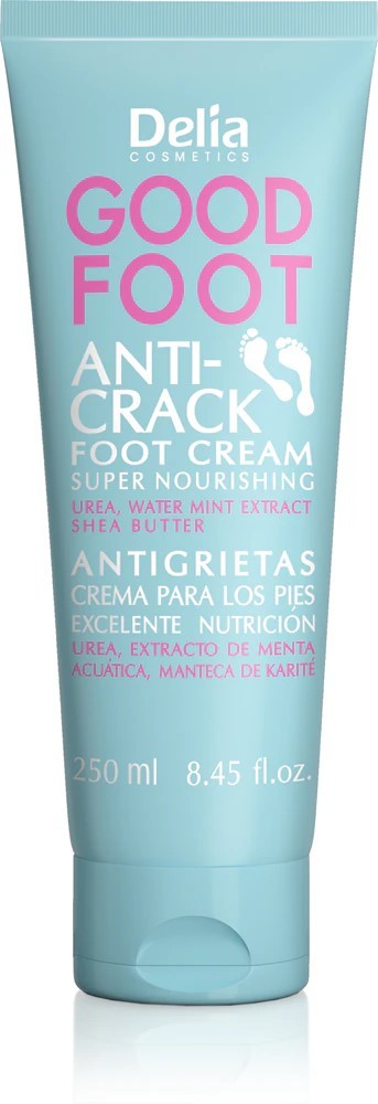 DELIA - GOOD FOOT Odżywczy krem do stóp na pękające pięty ANTI-CRACK, 250ml   / only GB/ES /
