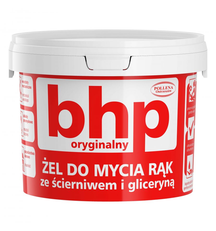 BHP Żel do Mycia Rąk ze Ścierniwem i Gliceryną 500g