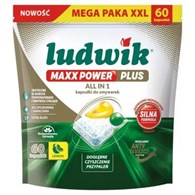 Ludwik MAXX POWER PLUS ALL IN 1 kapsułki do zmywarek Lemon 60 szt.