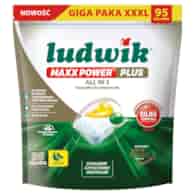Ludwik MAXX POWER PLUS ALL IN 1 kapsułki do zmywarek Lemon 95 szt.