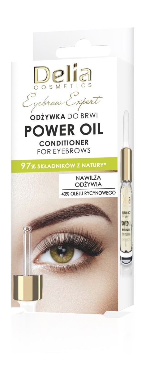 DELIA EYEBROW EXPERT ODŻYWKA DO BRWI 10ML POWER OIL