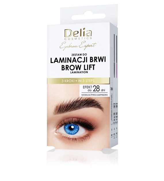 DELIA EYEBROW EXPERT ZESTAW DO LAMINACJI BRWI
