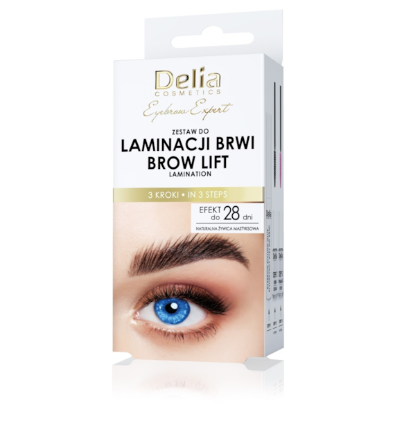 DELIA EYEBROW EXPERT ZESTAW DO LAMINACJI BRWI