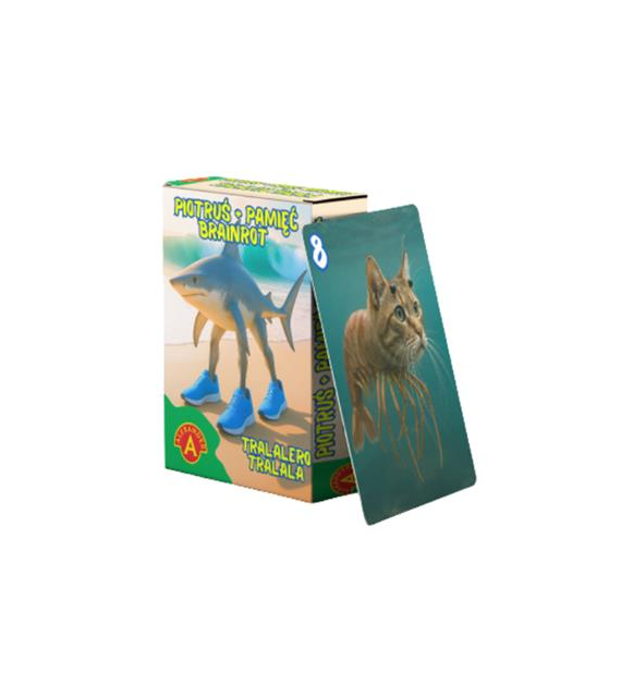 GRA  Karty Piotruś + Pamięć Brainrot Tralalero Tralala