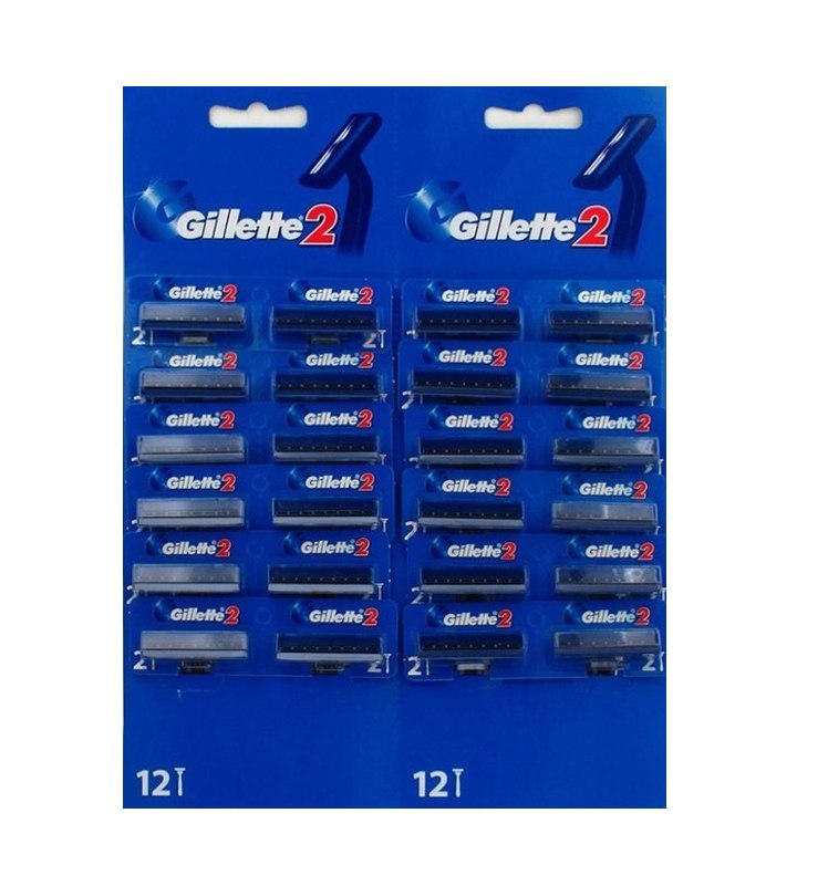 GILLETTE 2 PLANSZA 12 sztuk