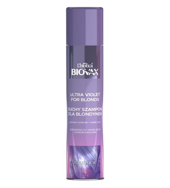 BIOVAX GLAMOUR SUCHY SZAMPON DO WŁOSÓW 200ML ULTRA VIOLET DLA BLONDYNEK