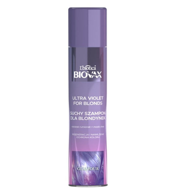 BIOVAX GLAMOUR SUCHY SZAMPON DO WŁOSÓW 200ML ULTRA VIOLET DLA BLONDYNEK