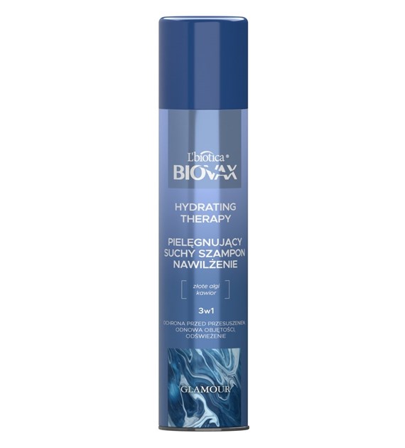 BIOVAX GLAMOUR SUCHY SZAMPON DO WŁOSÓW 200ML HYDRATING TH PIELĘGNUJĄCY NAWILŻENIE