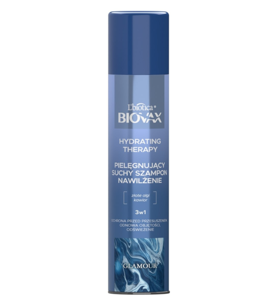 BIOVAX GLAMOUR SUCHY SZAMPON DO WŁOSÓW 200ML HYDRATING TH PIELĘGNUJĄCY NAWILŻENIE