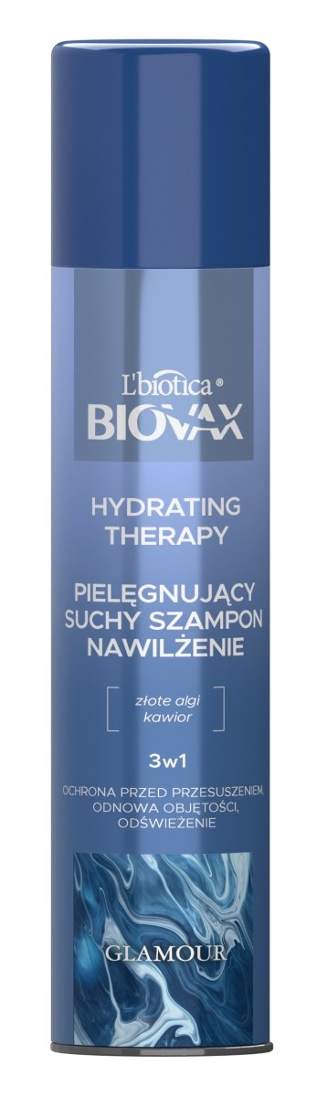 BIOVAX GLAMOUR SUCHY SZAMPON DO WŁOSÓW 200ML HYDRATING TH PIELĘGNUJĄCY NAWILŻENIE