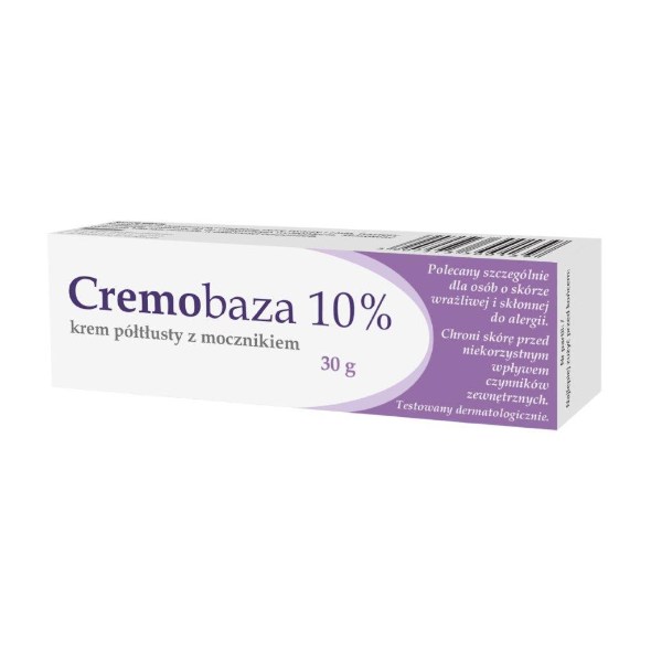 FARMAPOL CREMOBAZA KREM 10% MOCZNIKA PÓŁTŁUSTY 30G