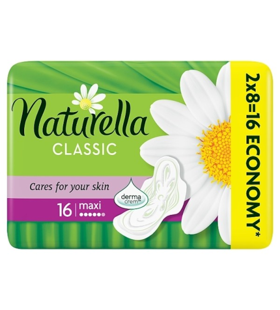 NATURELLA PODPASKI CAMOMILE CLASSIC MAXI (16)