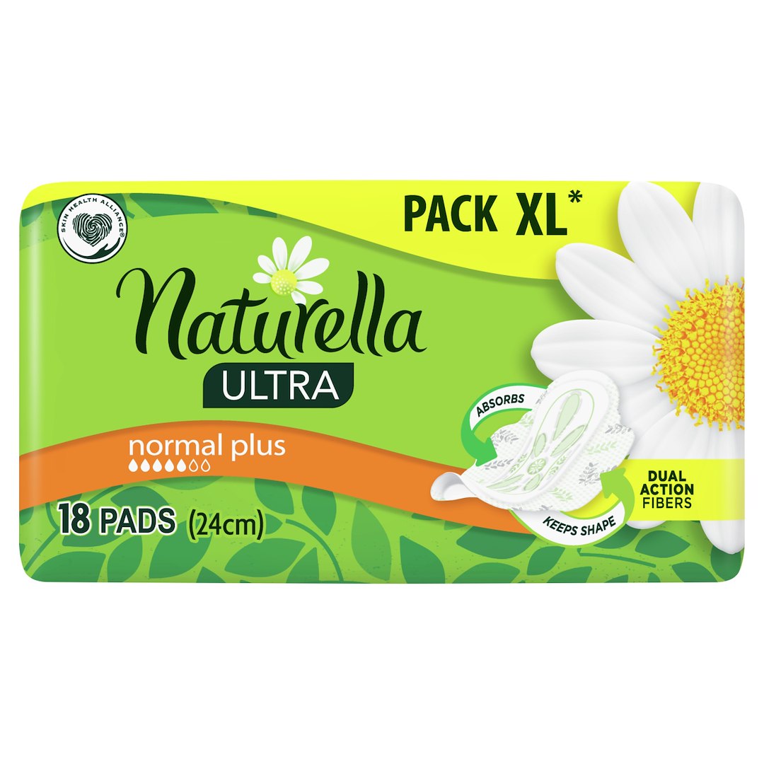 NATURELLA PODPASKI CAMOMILE ULTRA NORMAL PLUS (18)
