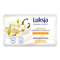 LUKSJA - MYDŁO W KOSTCE 90G CREAMY&SOFT JAŚMIN I WANILIA