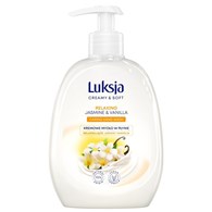 LUKSJA - MYDŁO W PŁYNIE DOZOWNIK 500ML CREAMY&SOFT JAŚMIN I WANILIA