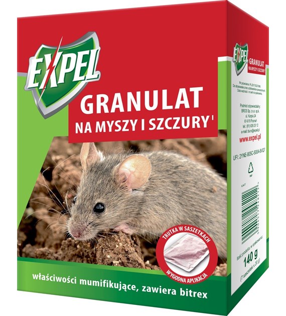 EXPEL GRANULAT NA MYSZY I SZCZURY 140G