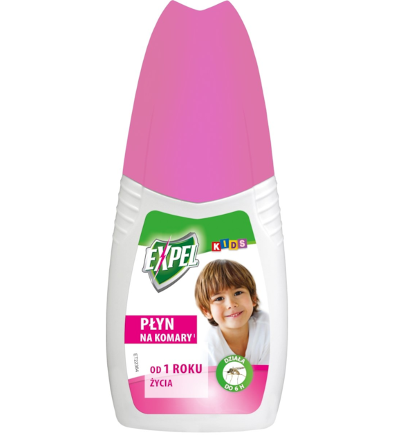 EXPEL KIDS PŁYN NA KOMARY 60ML 6H OCHRONY