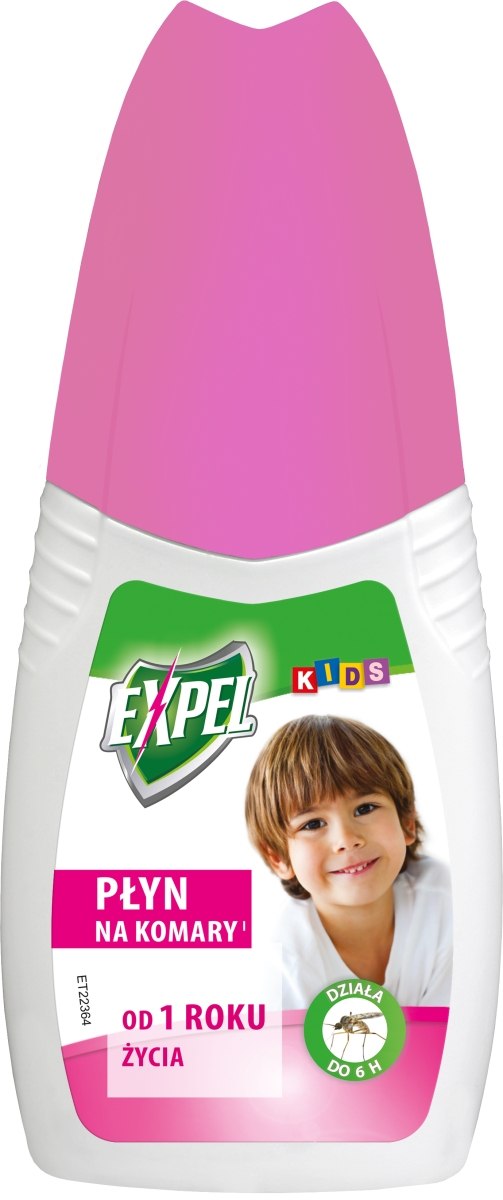 EXPEL KIDS PŁYN NA KOMARY 60ML 6H OCHRONY