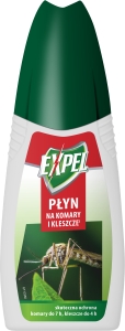EXPEL PŁYN NA KOMARY I KLESZCZE 110ML 7H KOMARY/ 4H KLESZCZE