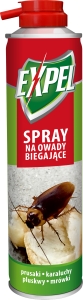 EXPEL SPRAY NA OWADY BIEGAJĄCE 400ML PRUSAKI,KARALUCHY,PLUSKWY,MRÓWKI