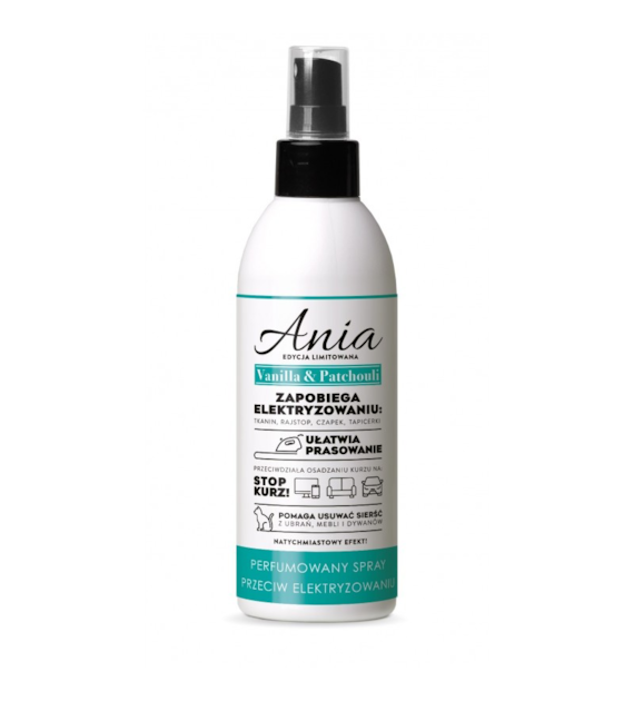 BARWA Ania Płyn antyelektrostatyczny - Vanilla Patchuli 220 ml