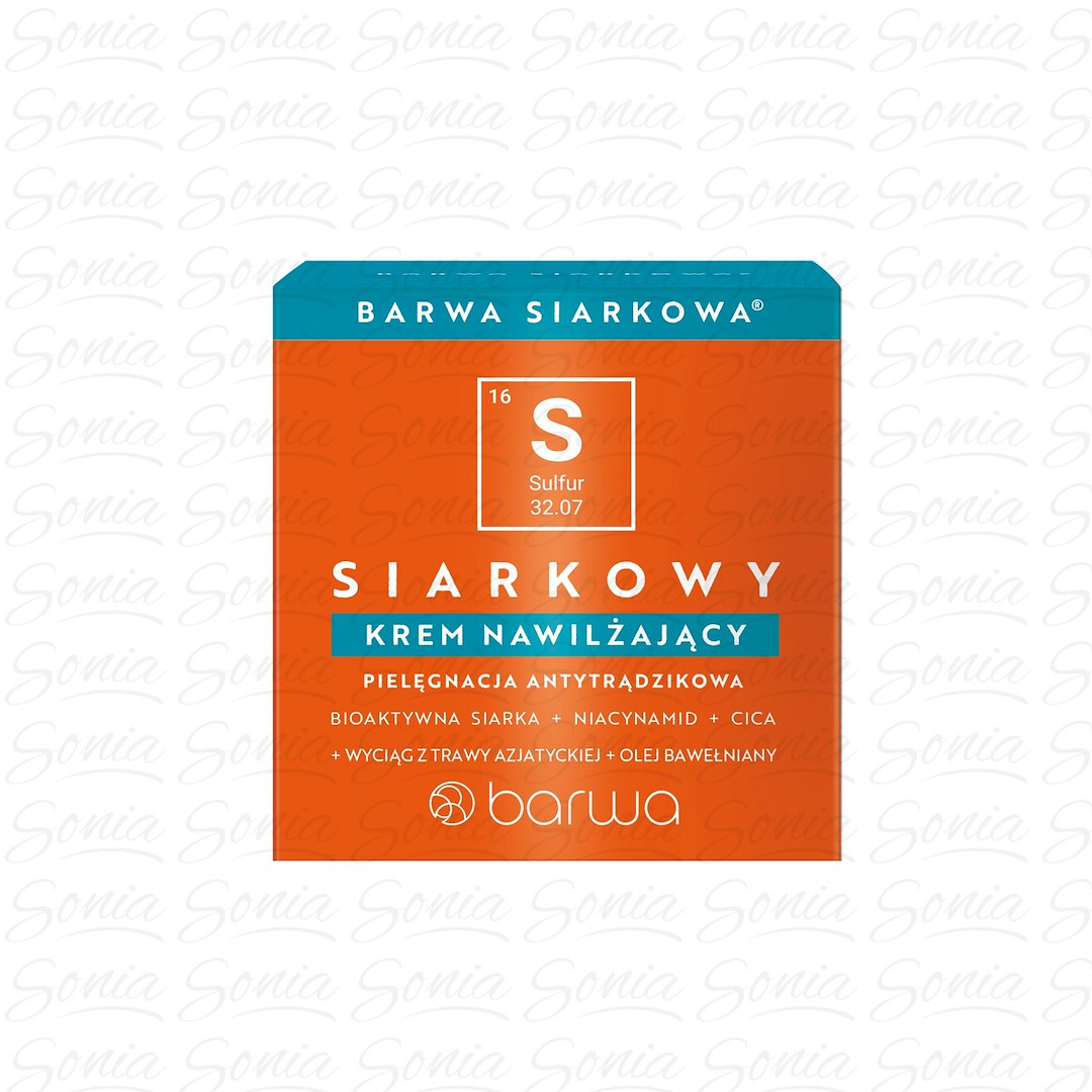 BARWA Siarkowa Krem nawilżający do twarzy 50 ml