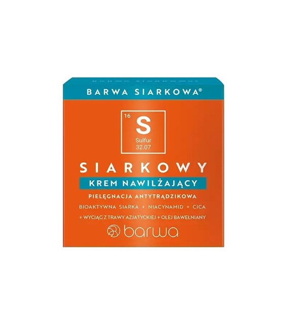 BARWA Siarkowa Krem nawilżający do twarzy 50 ml