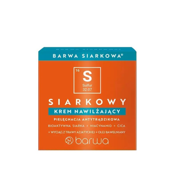 BARWA Siarkowa Krem nawilżający do twarzy 50 ml