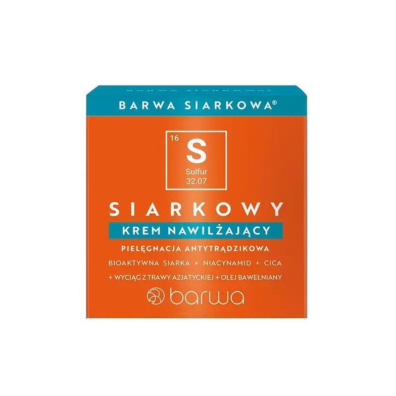 BARWA Siarkowa Krem nawilżający do twarzy 50 ml