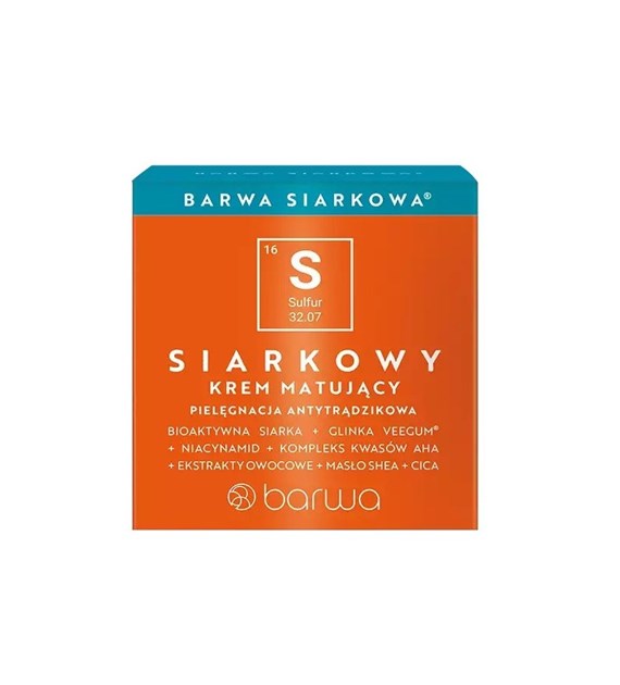 BARWA Siarkowa Krem matujący do twarzy 50 ml