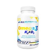 Allnutrition Omega 3 K2 + D3 kapsułki
