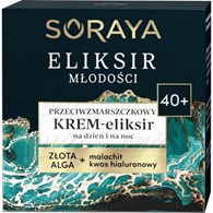 SORAYA ELIKSIR MŁODOŚCI malachit,kwas hialuronowy 40+ dzień, noc.