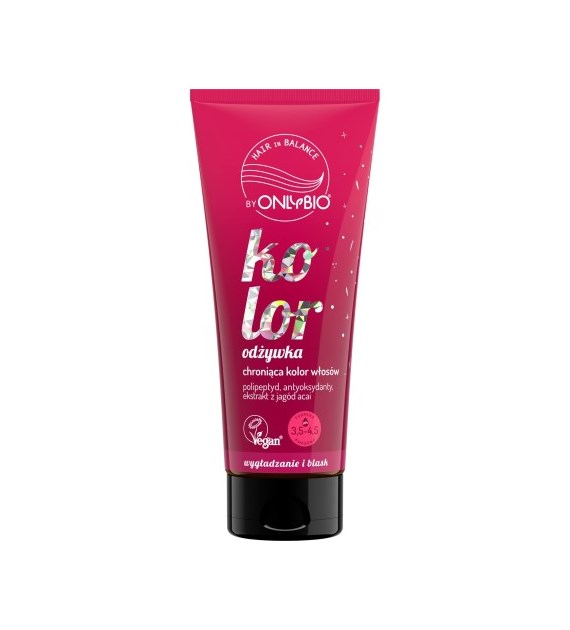 OnlyBio Hair in Balance COLOR Conditioner for vibrant hair color 200 ml ENG
