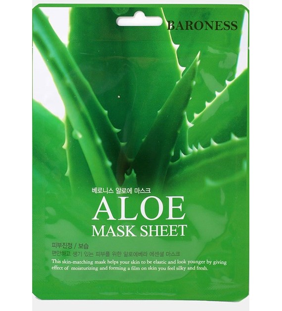 BARONESS - Maska w płachcie z ekstraktem z aloesu, 21g