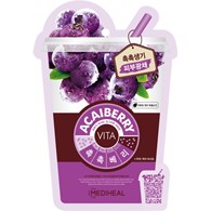 MEDIHEAL - Vita Acaiberry Mask maska energetyzująco- tonizująca z jagodami acai, 20ml