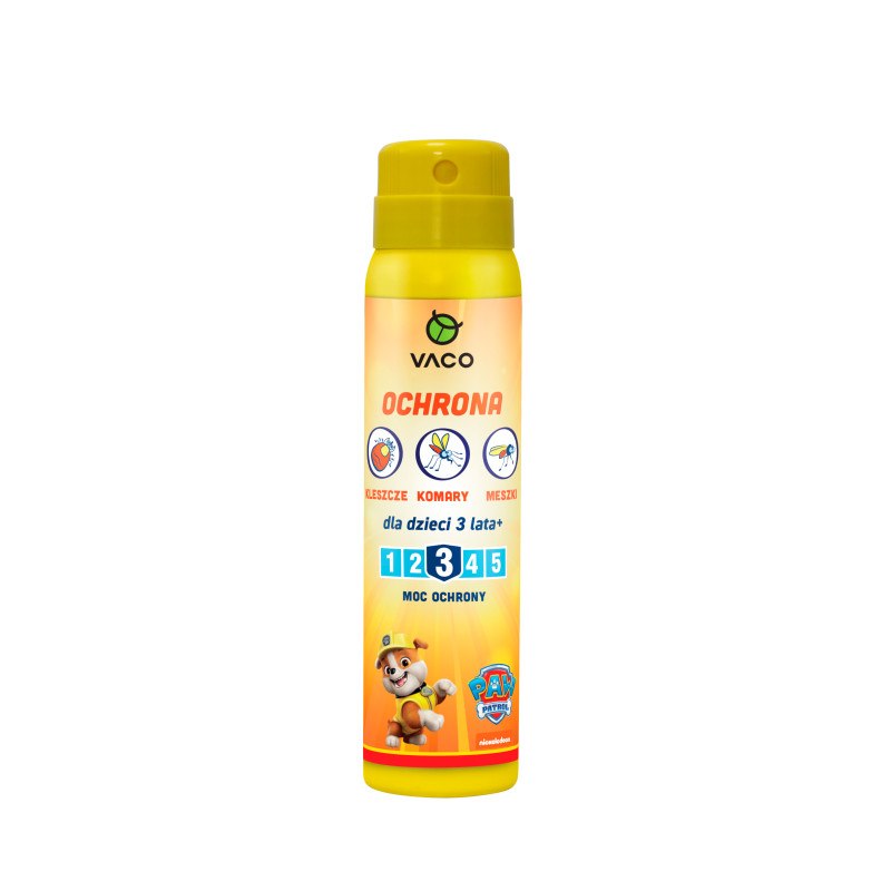 VACO PSI PATROL Spray na komary kleszcze meszki dla dzieci od 36 miesięcy 100 ml