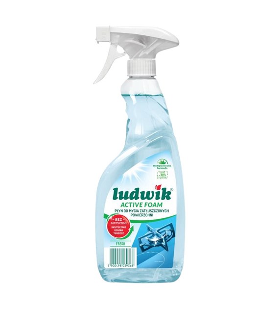 Ludwik Active Foam Fresh Płyn do Mycia Zatłuszczonych Powierzchni 600ML