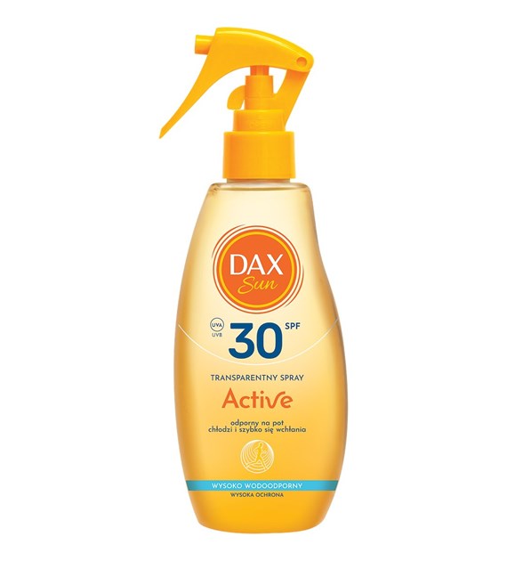 Dax Sun Transparentny spray ACTIVE SPF 30