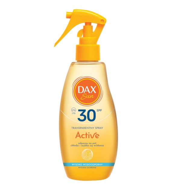 Dax Sun Transparentny spray ACTIVE SPF 30