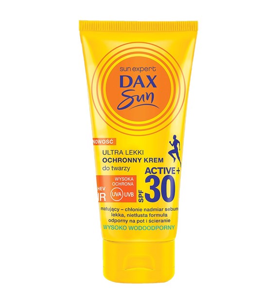 Dax Sun ultralekki ochronny krem do twarzy SPF 30 ACTIVE+