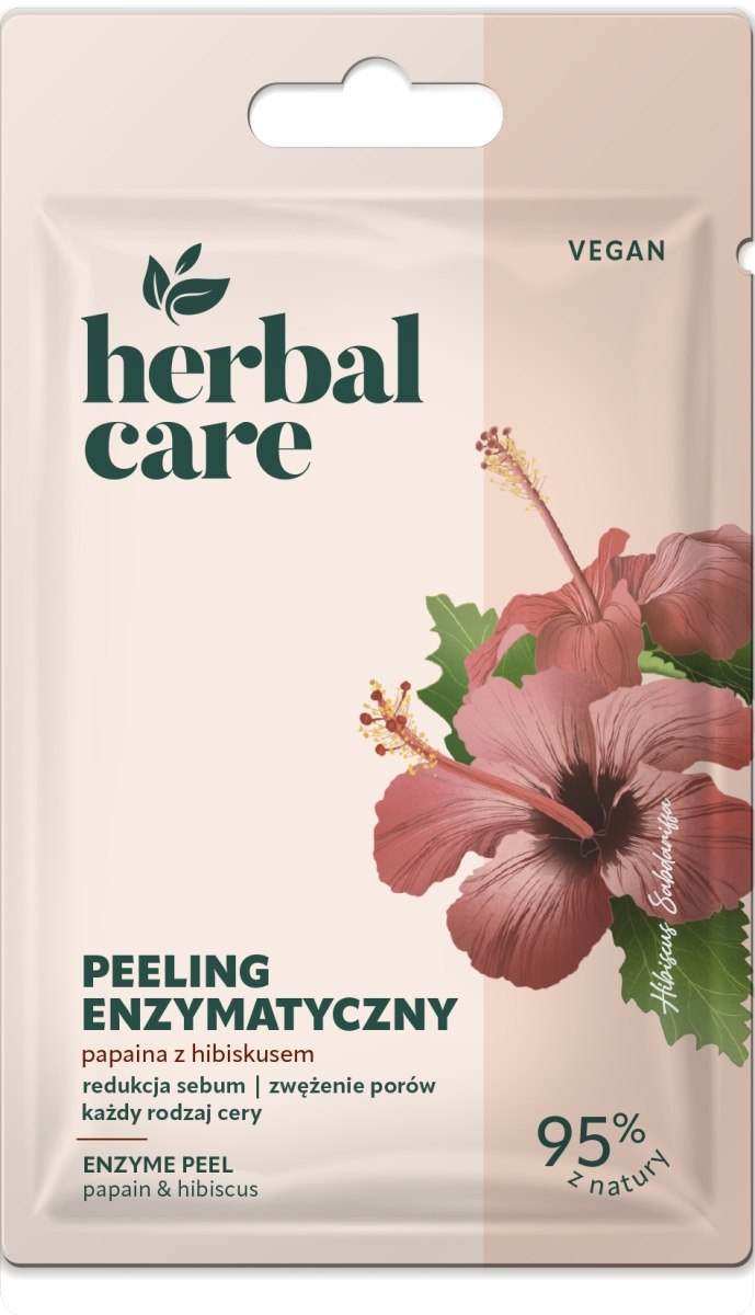 Herbal Care Enzymatyczny peeling PAPAINA z hibiskusem, 7 g