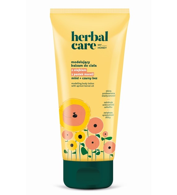 Herbal Care my honey Modelujący balsam do ciała z olejkiem z pestek moreli: miód + czarny bez, 200 ml