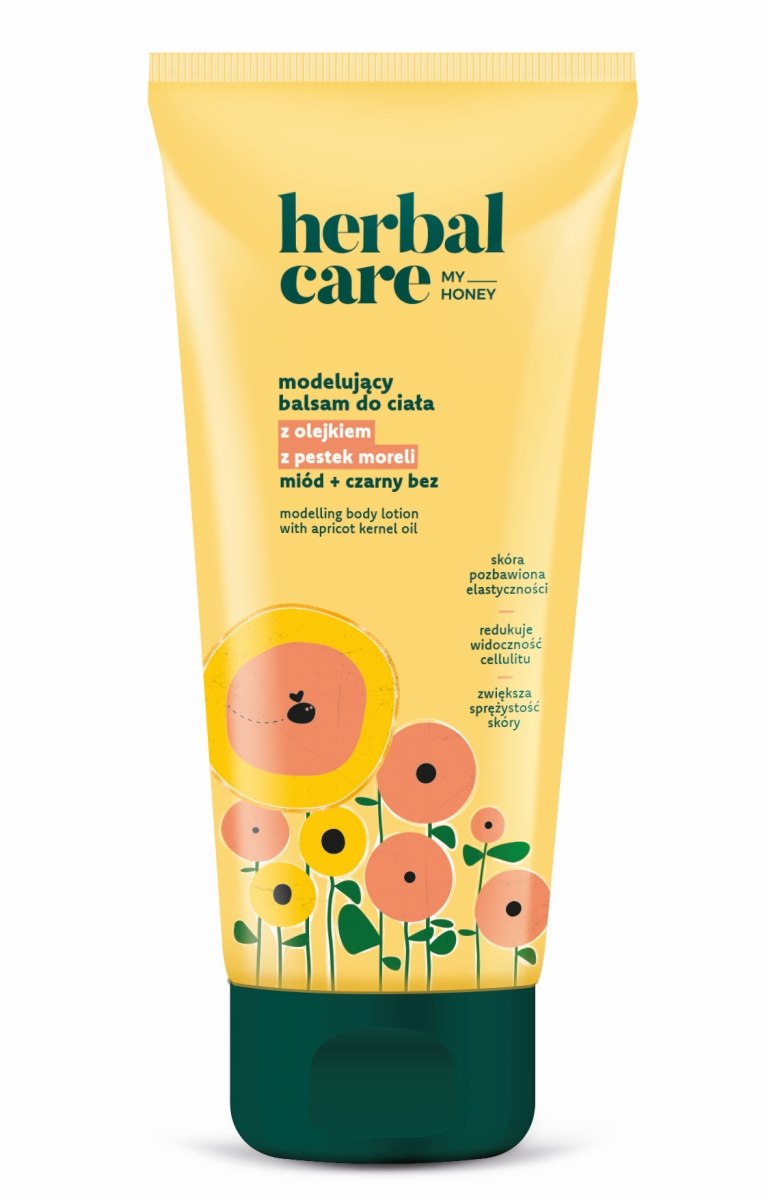 Herbal Care my honey Modelujący balsam do ciała z olejkiem z pestek moreli: miód + czarny bez, 200 ml