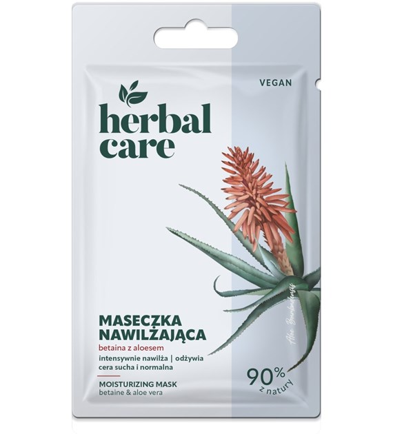 Herbal Care Nawilżająca maseczka BETAINA z aloesem, 7 g