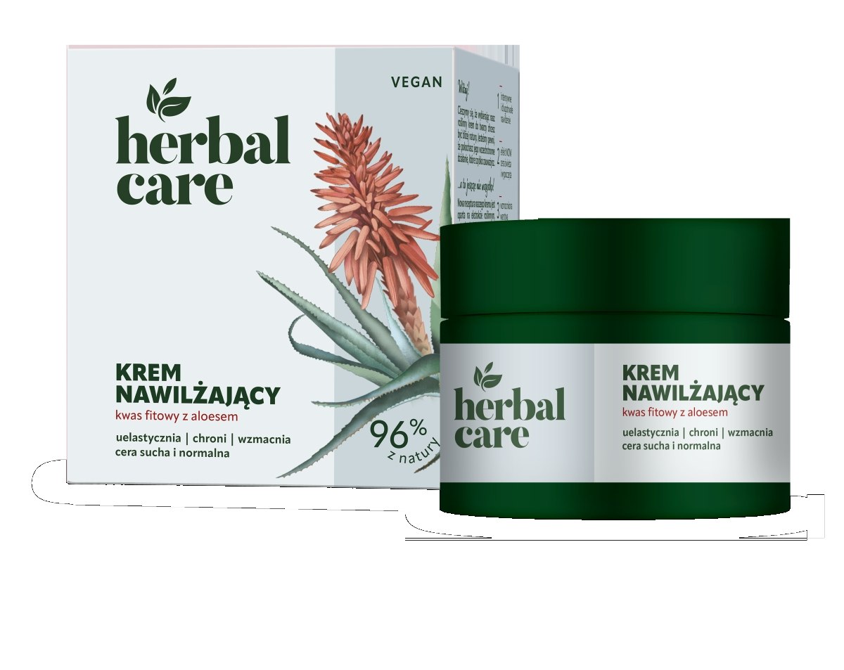 Herbal Care Nawilżający krem KWAS FITOWY z aloesem, 50 ml