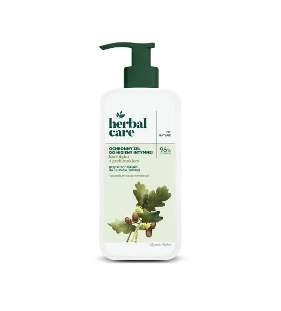 Herbal Care Ochronny żel do higieny intymnej Kora dębu i prebiotyk 330 ml