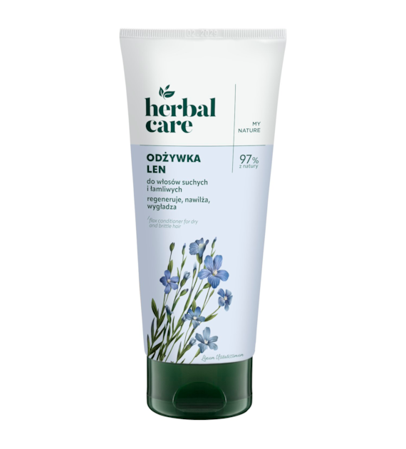 Herbal Care Odżywka do włosów suchych i łamliwych Len, 200 ml